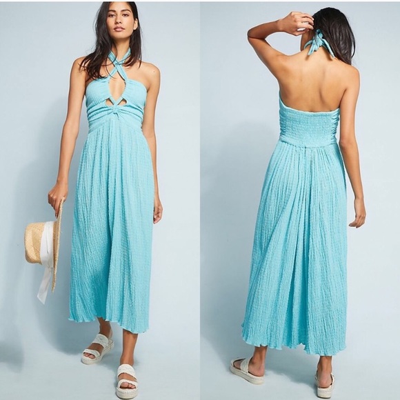 Mara Hoffman Annika Turquoise Dress - Picture 1 of 12
